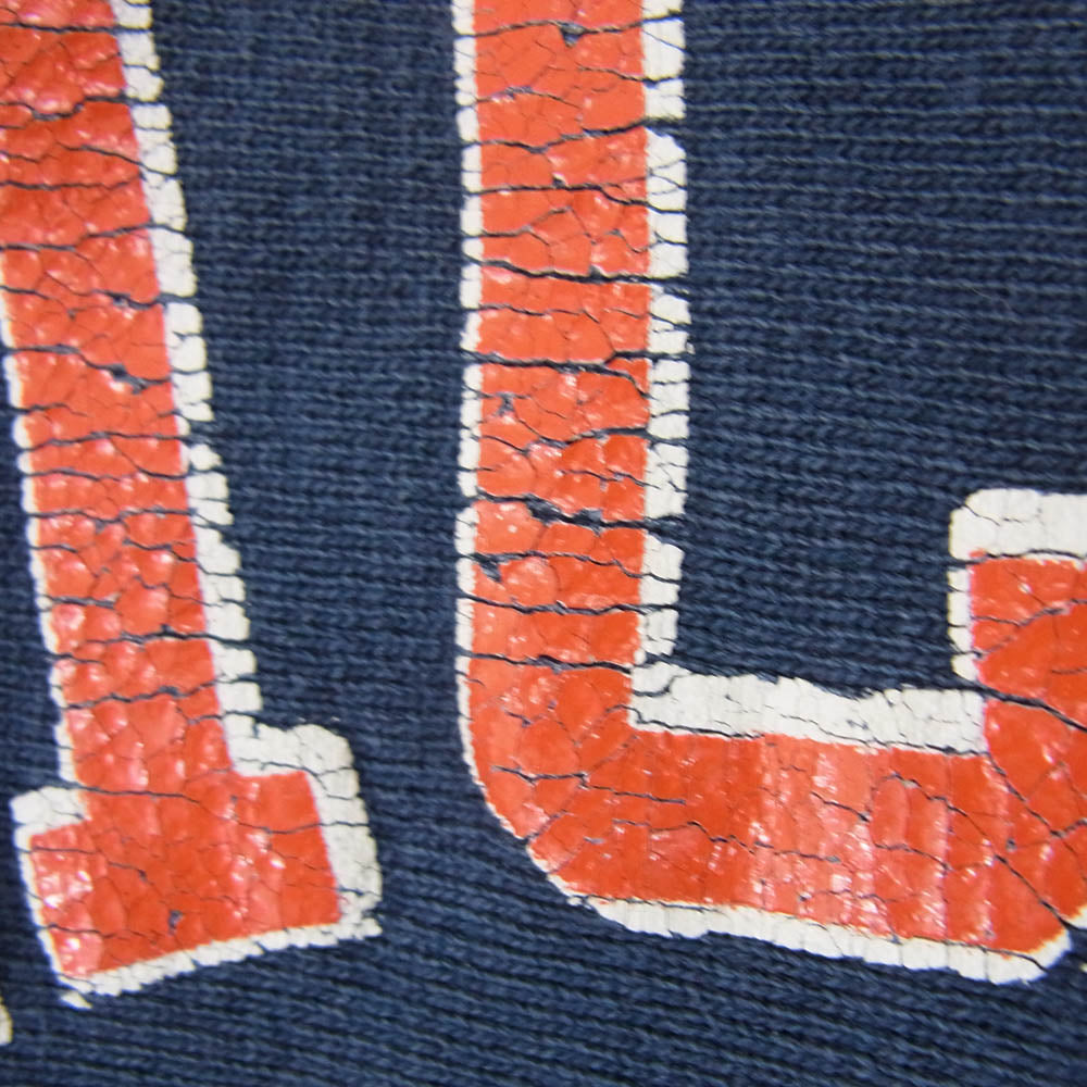 Champion チャンピオン 90s CHICAGO BEARS リバースウィーブ プリント スウェット 刺繡 タグ ネイビー系 XL【中古】