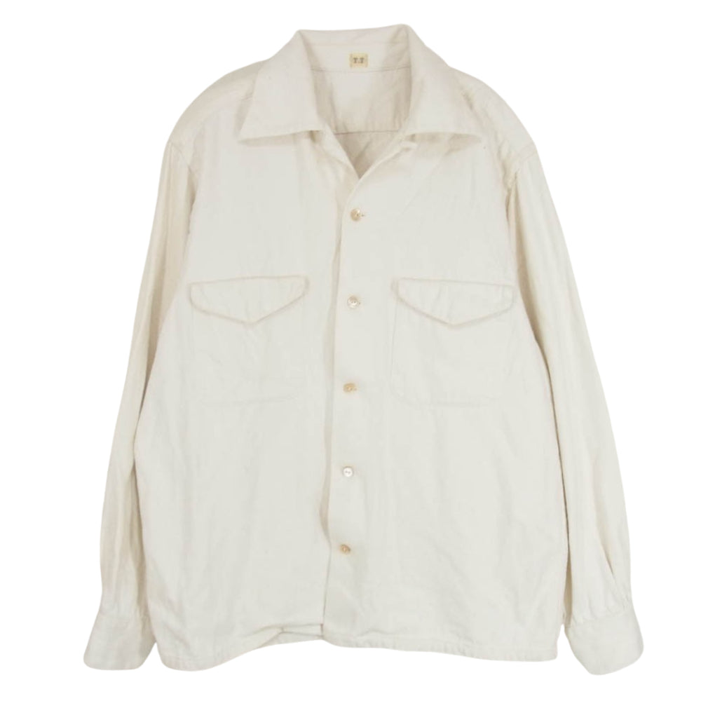タイガタカハシ Lot.101 Open Collar Shirt オープン カラー シャツ 長袖 14【中古】