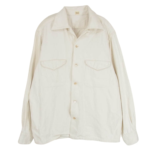 タイガタカハシ Lot.101 Open Collar Shirt オープン カラー シャツ 長袖 14【中古】
