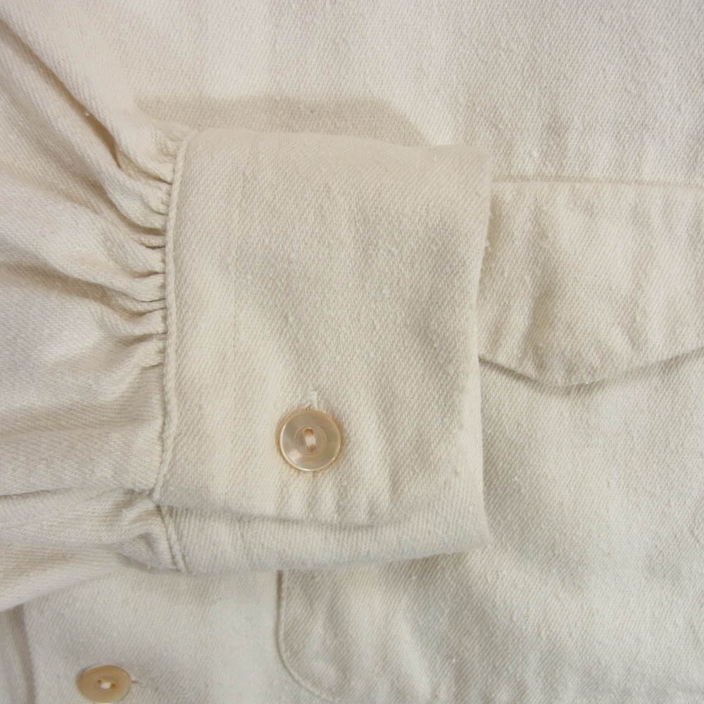 タイガタカハシ Lot.101 Open Collar Shirt オープン カラー シャツ 長袖 14【中古】