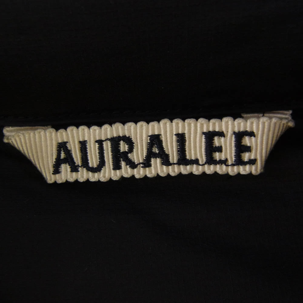 AURALEE オーラリー 23AW A23AV02NL SUPER LIGHT NYLON RIPSTOP DOWN VEST スーパーライト ナイロン ダウンベスト ブラック系 3【中古】