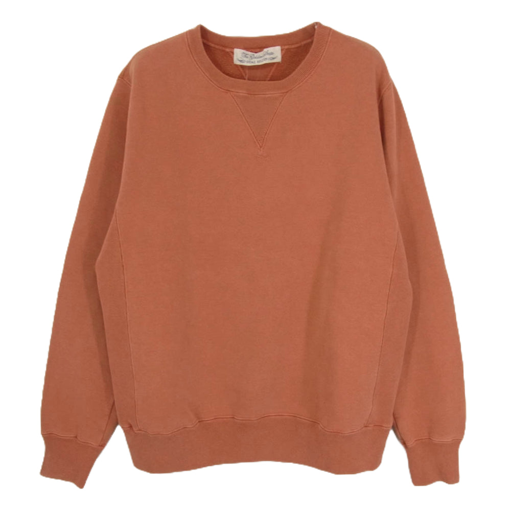 REMI RELIEF レミレリーフ 両Vガゼット スウェット トレーナー オレンジ系 L【中古】