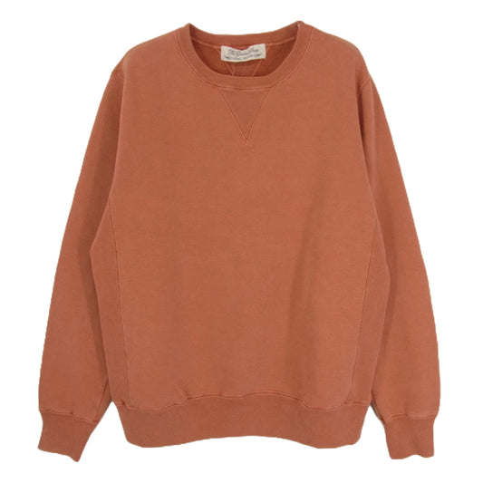 REMI RELIEF レミレリーフ 両Vガゼット スウェット トレーナー オレンジ系 L【中古】