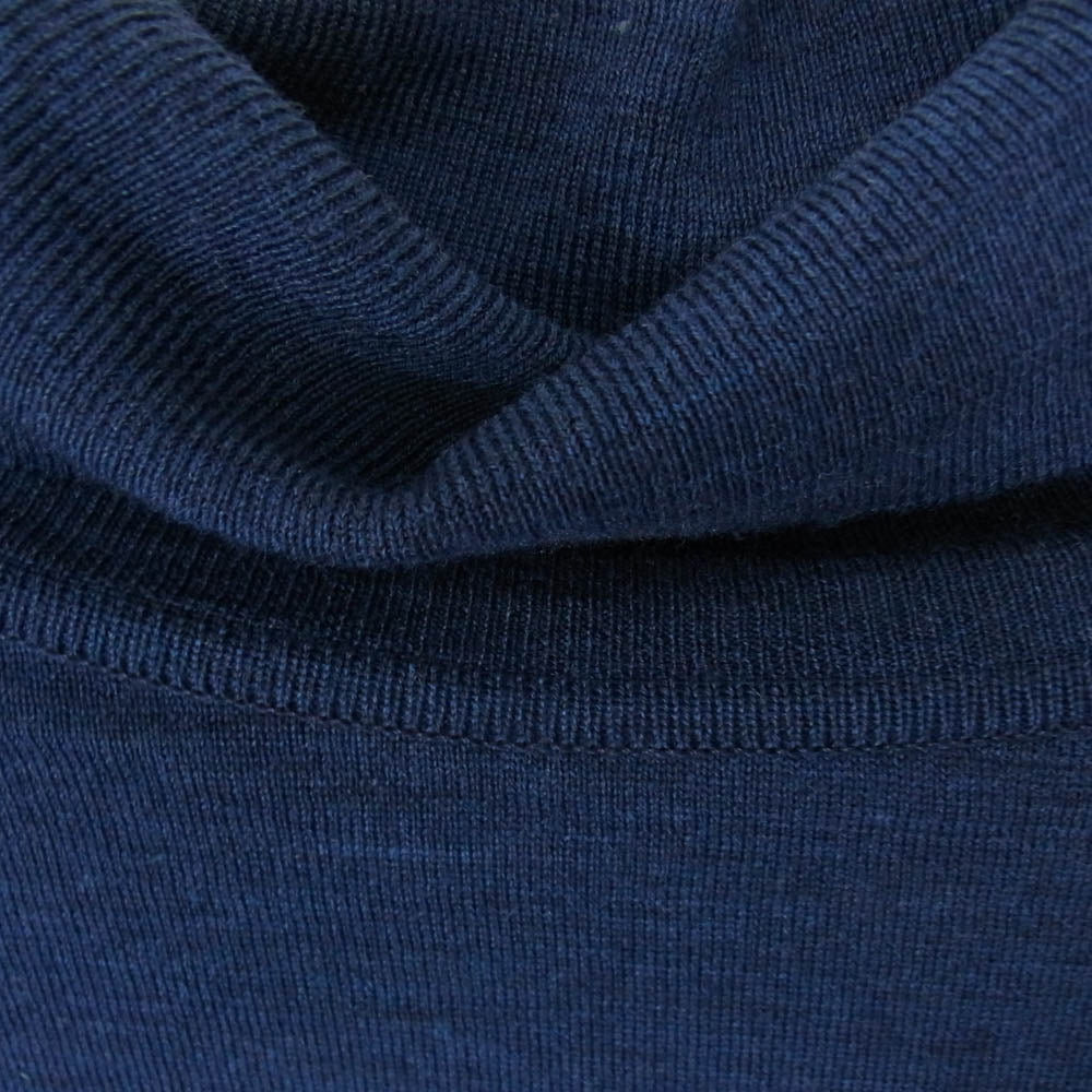 JOHN SMEDLEY ジョンスメドレー タートルネック ニット セーター ネイビー系 M【中古】