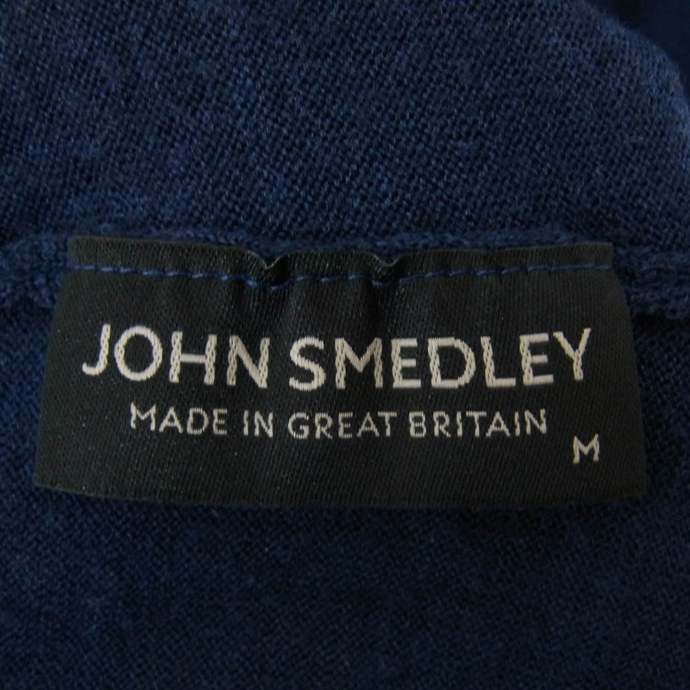 JOHN SMEDLEY ジョンスメドレー タートルネック ニット セーター ネイビー系 M【中古】