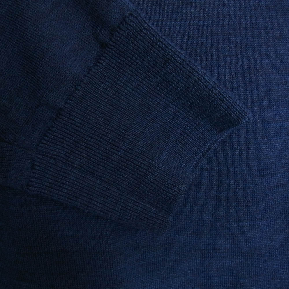 JOHN SMEDLEY ジョンスメドレー タートルネック ニット セーター ネイビー系 M【中古】