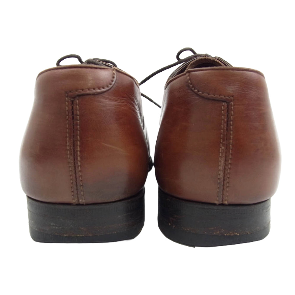 CROCKETT&JONES クロケットアンドジョーンズ CONWAY メダリオン トゥ オックスフォード シューズ レザー ウィングチップ シューズ ブラウン系 7【中古】