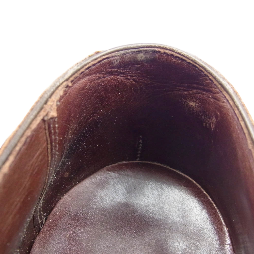 CROCKETT&JONES クロケットアンドジョーンズ CONWAY メダリオン トゥ オックスフォード シューズ レザー ウィングチップ シューズ ブラウン系 7【中古】