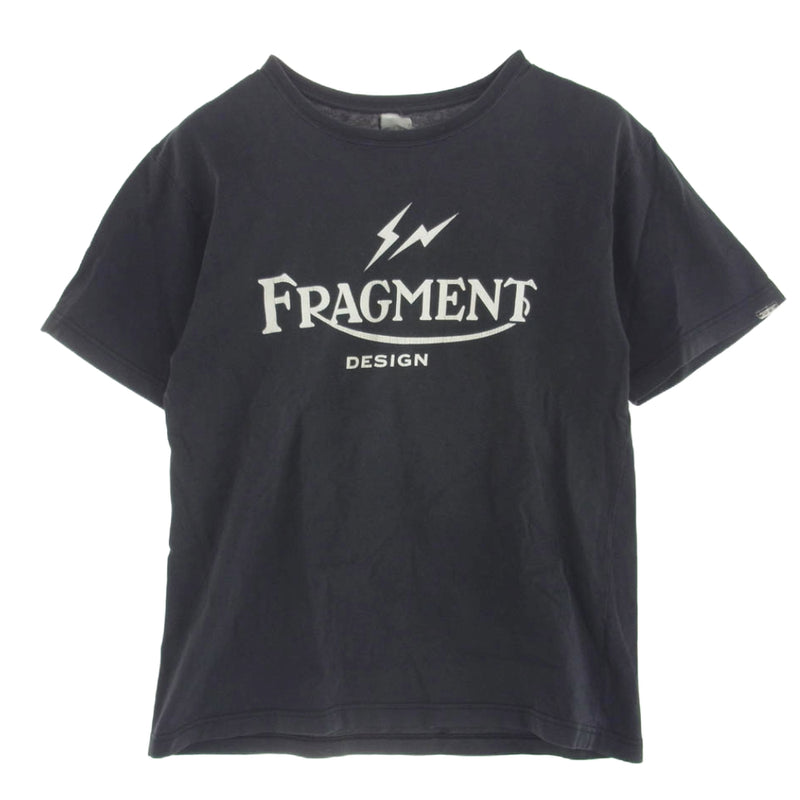 NEIGHBORHOOD ネイバーフッド fragment design フラグメントデザイン クルーネック 半袖 Tシャツ ブラック系 ネイビー系 表記サイズ不明【中古】