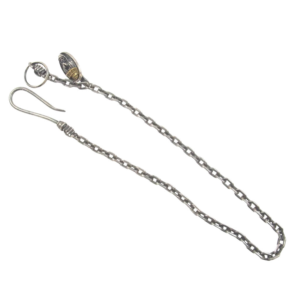 HOOK フック CELT&COBRA ケルトアンドコブラ magical design マジカルデザイン スカル リーパー フック ウォレットチェーン シルバー950ブラス シルバー系【中古】