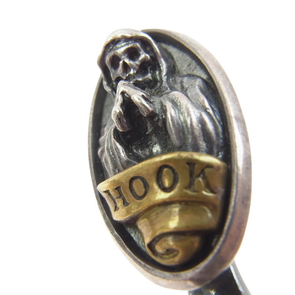 HOOK フック CELT&COBRA ケルトアンドコブラ magical design マジカルデザイン スカル リーパー フック ウォレットチェーン シルバー950ブラス シルバー系【中古】