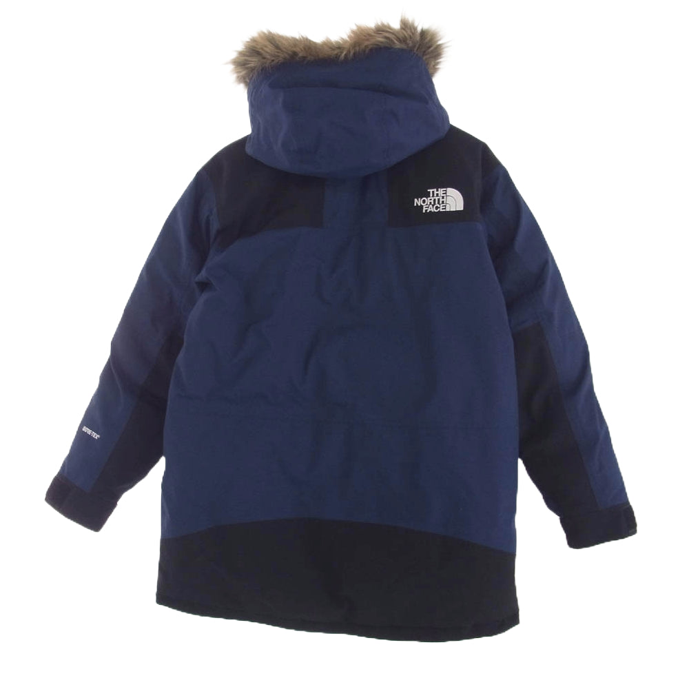 THE NORTH FACE ノースフェイス ND91835 MOUNTAIN DOWN COAT マウンテン ダウン コート ファー付 コズミックブルー M【新古品】【未使用】【中古】