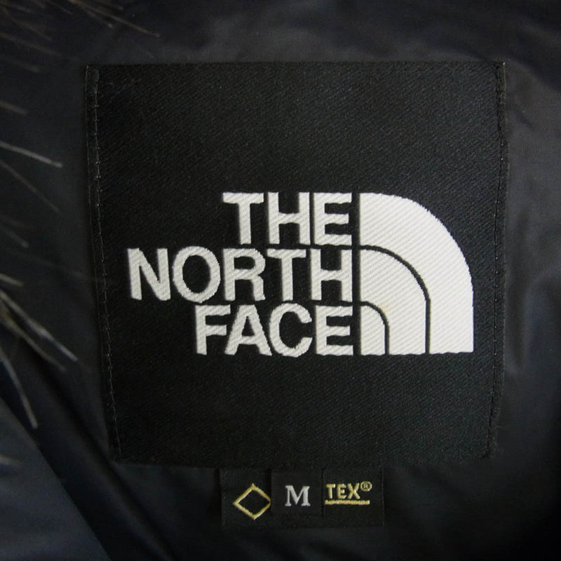 THE NORTH FACE ノースフェイス ND91835 MOUNTAIN DOWN COAT マウンテン ダウン コート ファー付 コズミックブルー M【新古品】【未使用】【中古】