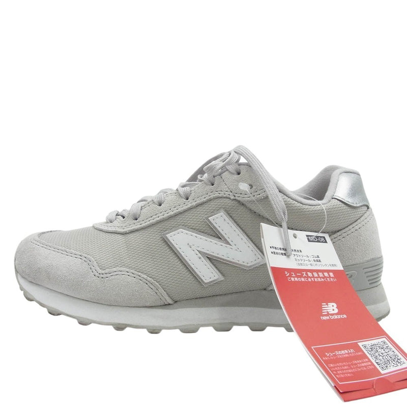 NEW BALANCE ニューバランス WL515BA3 515 スエード切替 ローカット スニーカー グレー系 23cm【中古】