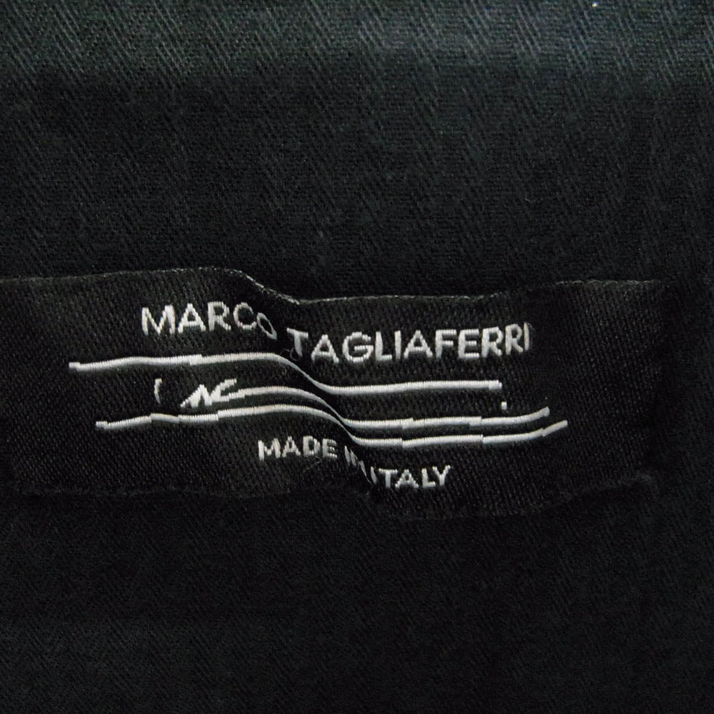 MARCO TAGLIAFERRI マルコタリアフェリ ミリタリー パーカー ジャケット ネイビー系 48【中古】