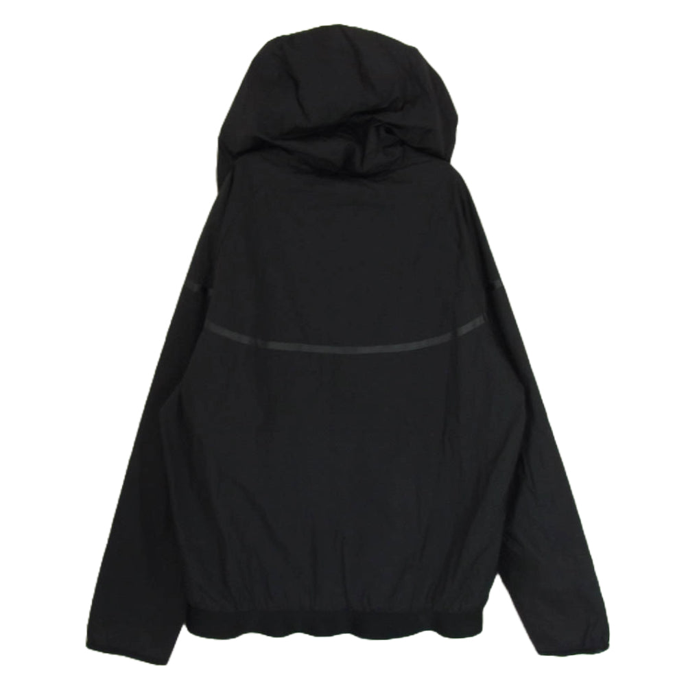 NIKE ナイキ TECH WINDRUNNER ウィンドブレーカー フーディー ナイロン ジャケット ブラック系 L【中古】
