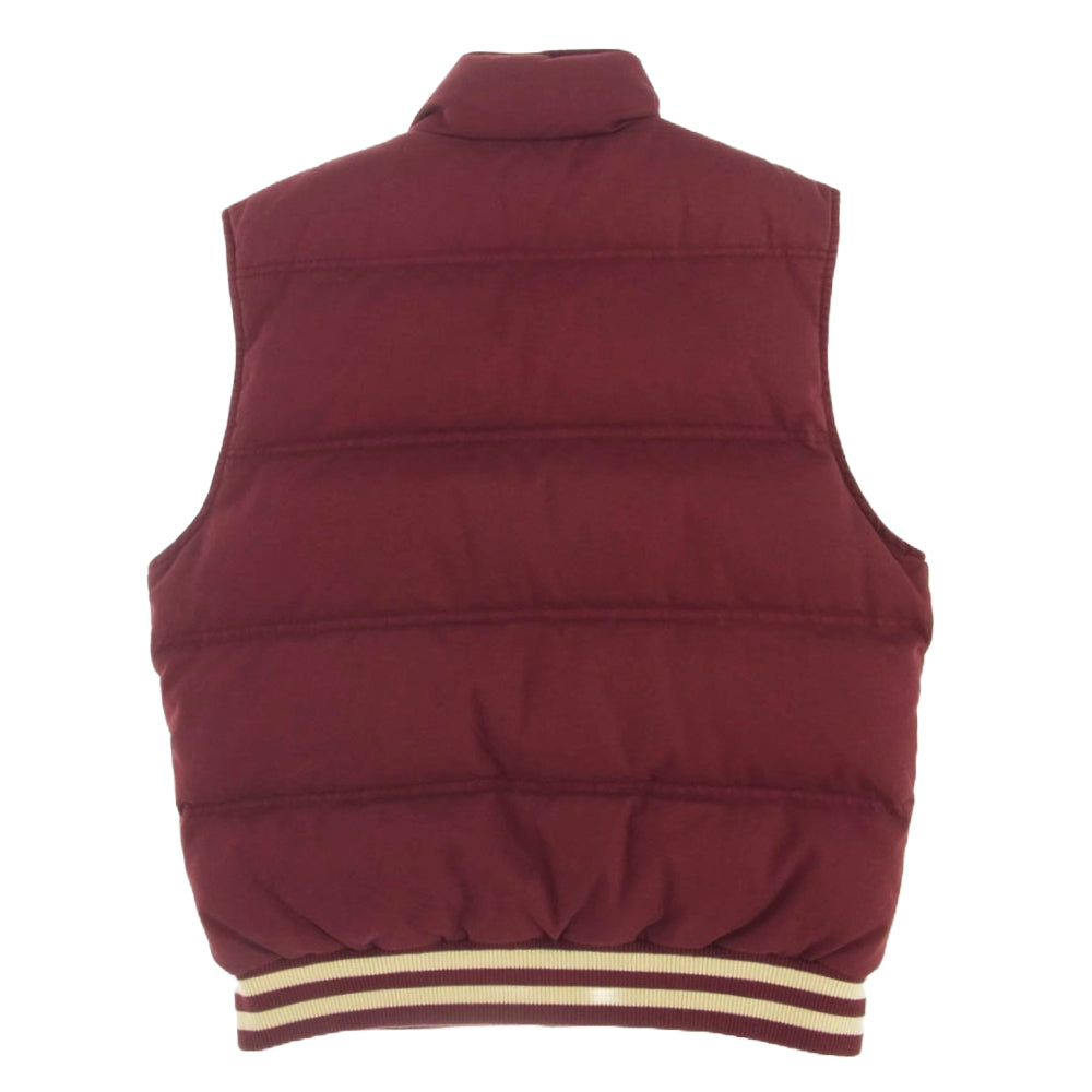 RALPH LAUREN ラルフローレン RUGBY ダウン ベスト ワインレッド系 M【中古】
