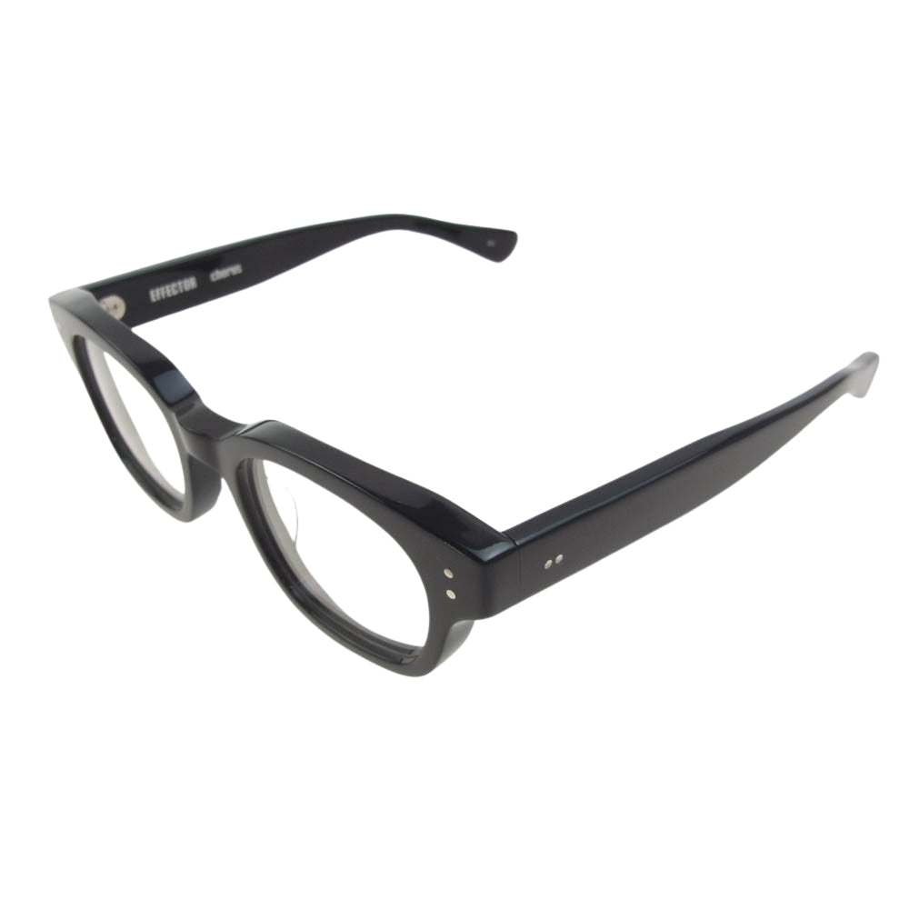 EFFECTOR エフェクター chorus コーラス アイウェア メガネ サングラス フレーム：ブラック【新古品】【未使用】【中古】