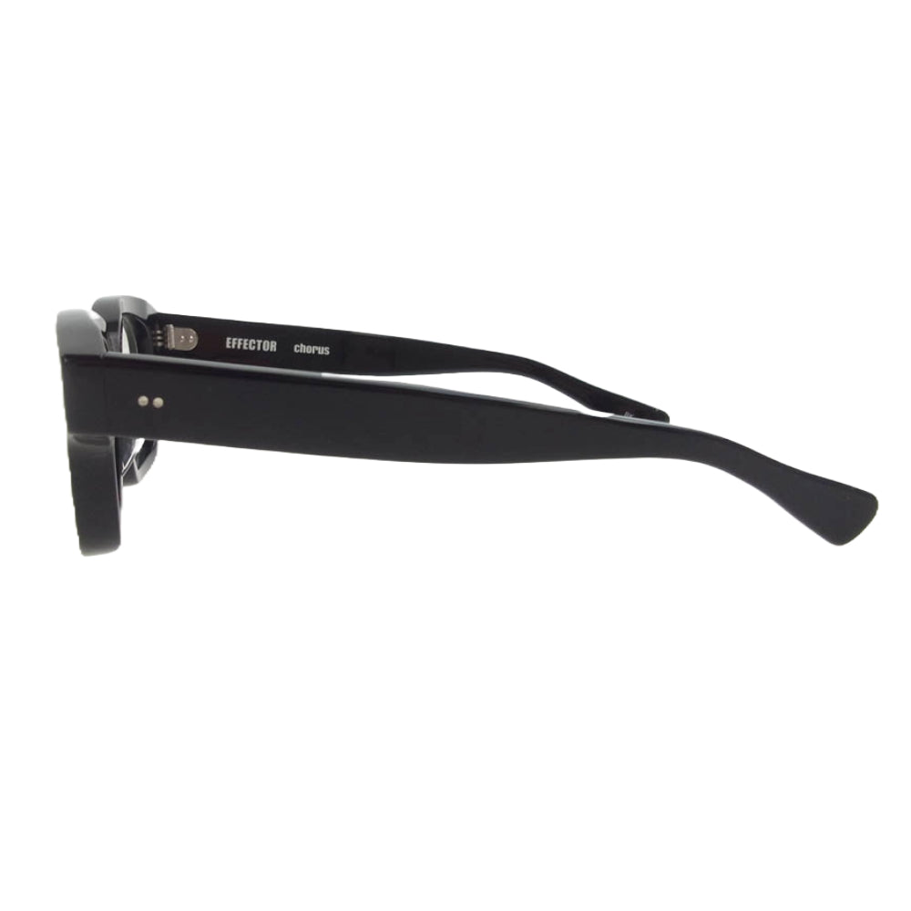 EFFECTOR エフェクター chorus コーラス アイウェア メガネ サングラス フレーム：ブラック【新古品】【未使用】【中古】