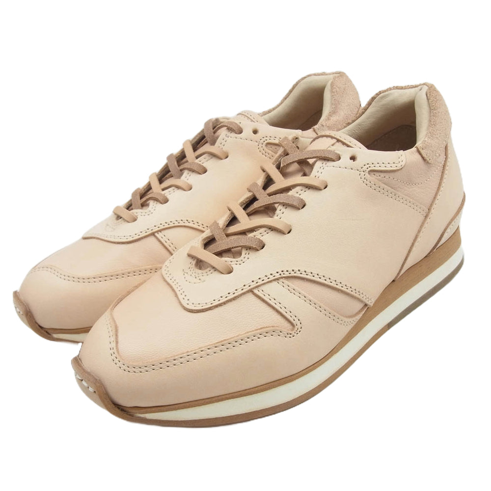 Hender Scheme エンダースキーマ mip-08 manual industrial products-08 マニュアル インダストリアル プロダクツ 08 レザー スニーカー ピンク系 4【極上美品】【中古】