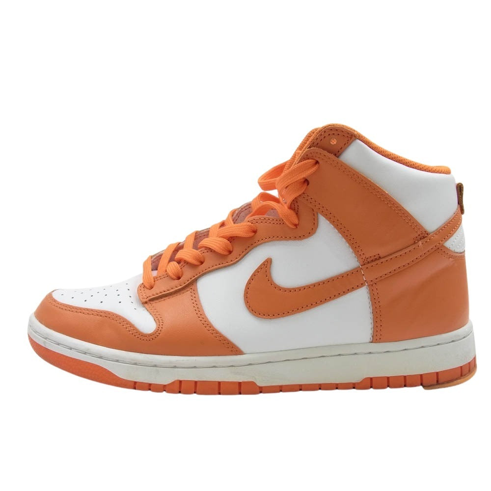 NIKE ナイキ DD1399-101 DUNK HI RETRO Orange Blaze ダンク ハイ レトロ オレンジブレイズ ハイカット スニーカー シューズ ホワイト系 オレンジ系 27.5cm【中古】