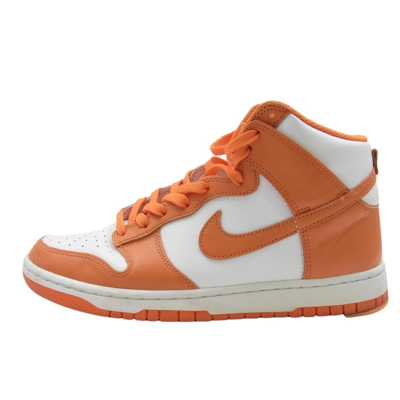 NIKE ナイキ DD1399-101 DUNK HI RETRO Orange Blaze ダンク ハイ レトロ オレンジブレイズ ハイカット スニーカー シューズ ホワイト系 オレンジ系 27.5cm【中古】