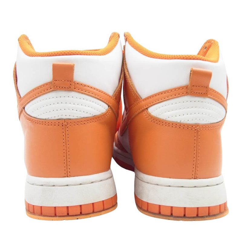 NIKE ナイキ DD1399-101 DUNK HI RETRO Orange Blaze ダンク ハイ レトロ オレンジブレイズ ハイカット スニーカー シューズ ホワイト系 オレンジ系 27.5cm【中古】