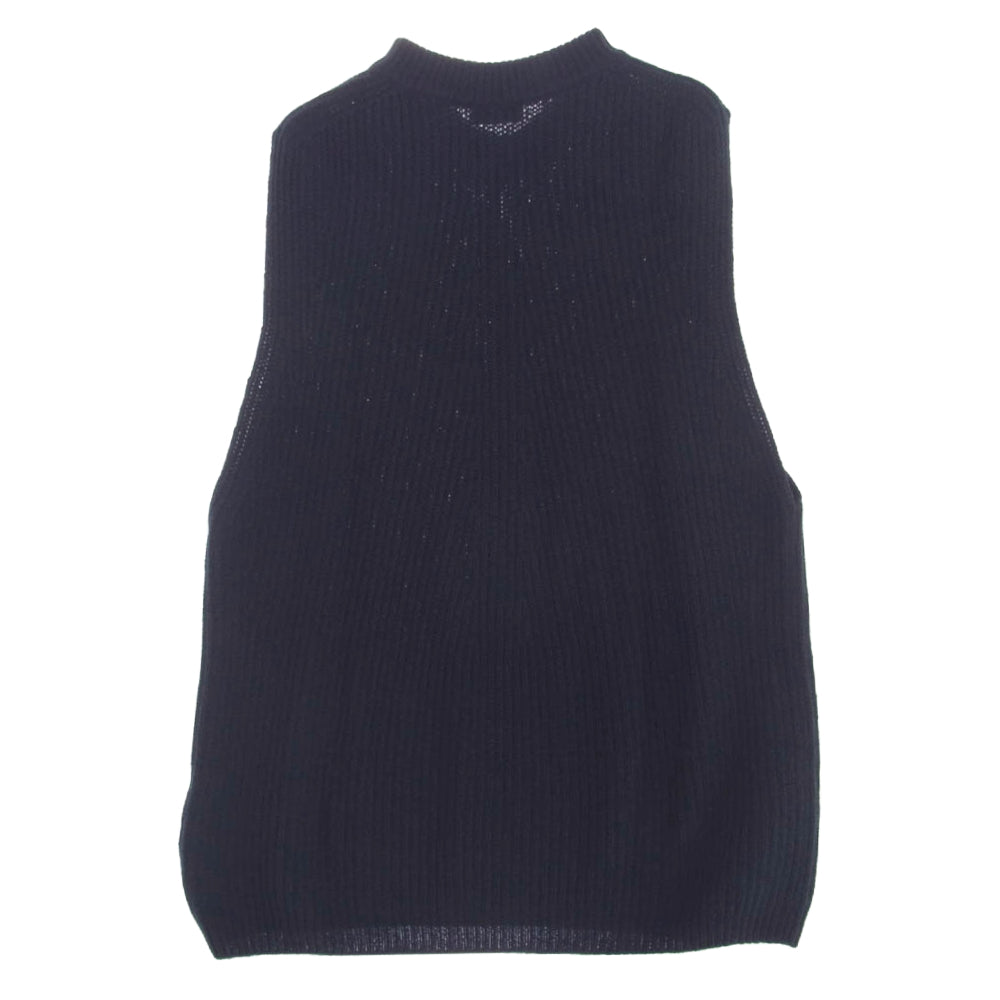 MONCLER モンクレール GENIUS HYKE 21AW GILET TRICOT GILET TRICOT ハイク カシミヤウール ニット ベスト ネイビー ネイビー系 4【中古】