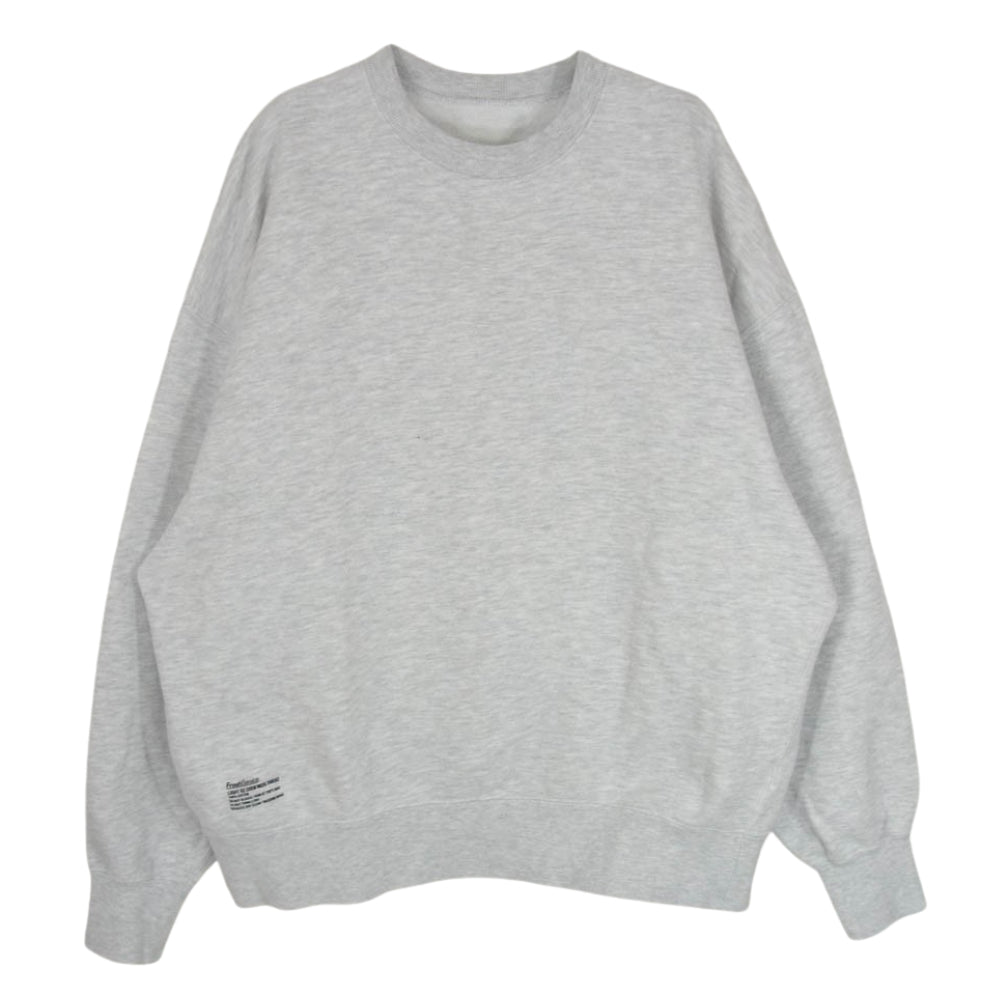 FreshService フレッシュサービス FSW-22-SW-51 LIGHT OZ CREW NECK SWEAT クルーネック スウェット グレー系 M【中古】