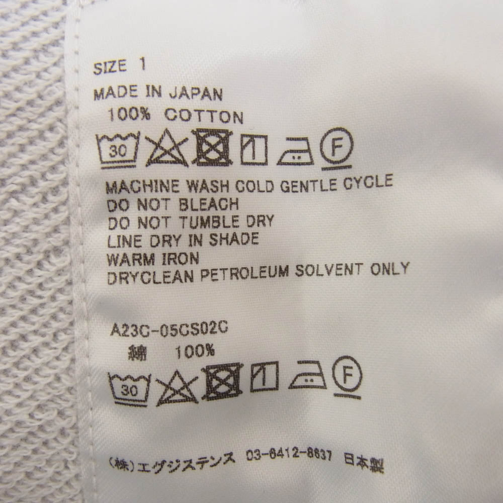 markaware マーカウェア A23C-05CS02C HUGE SWEAT SHORT クルーネックスウェット グレー系 1【中古】