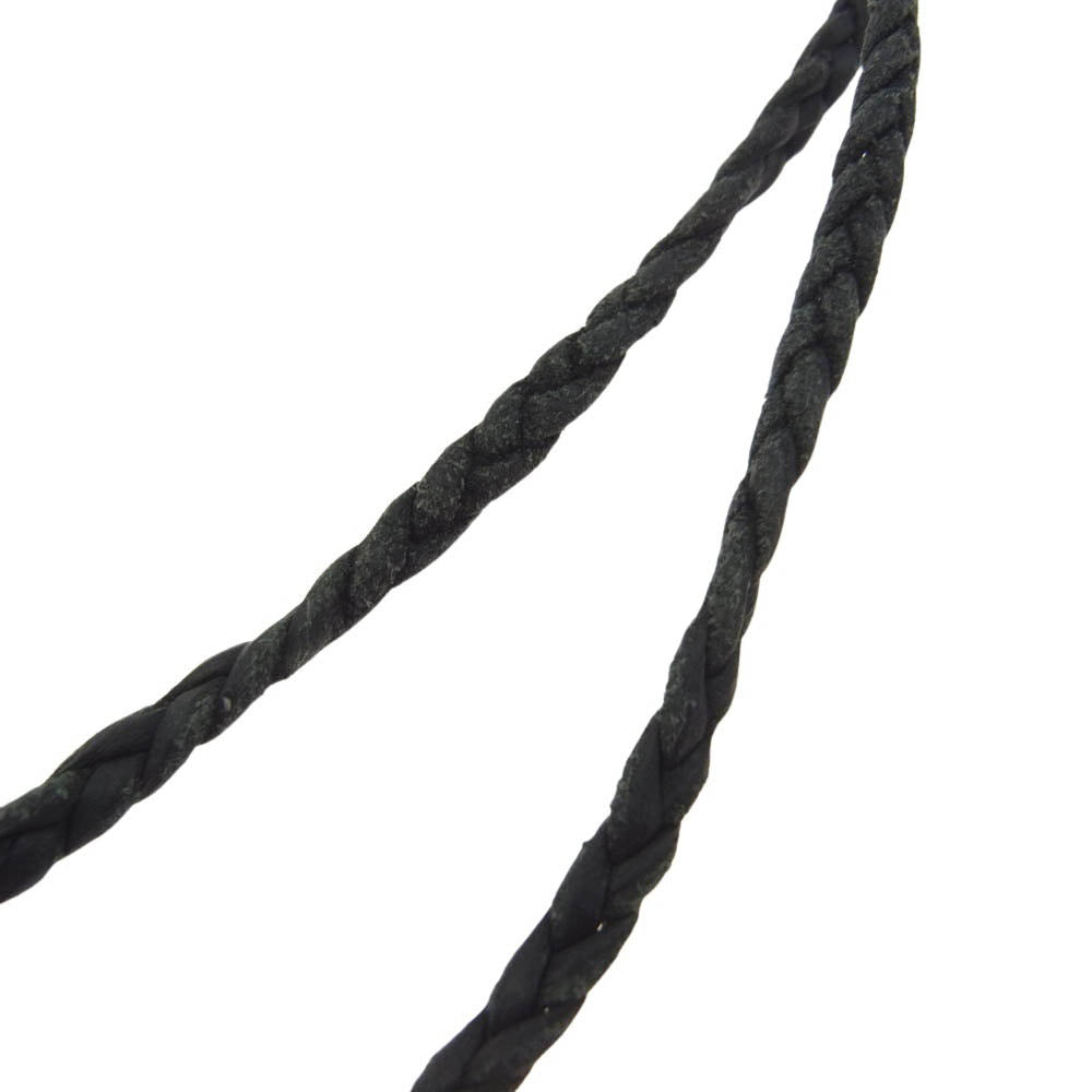 CHROME HEARTS クロムハーツ（原本無） LEATHER BRAID スクロール レザーブレード ネックレス【中古】