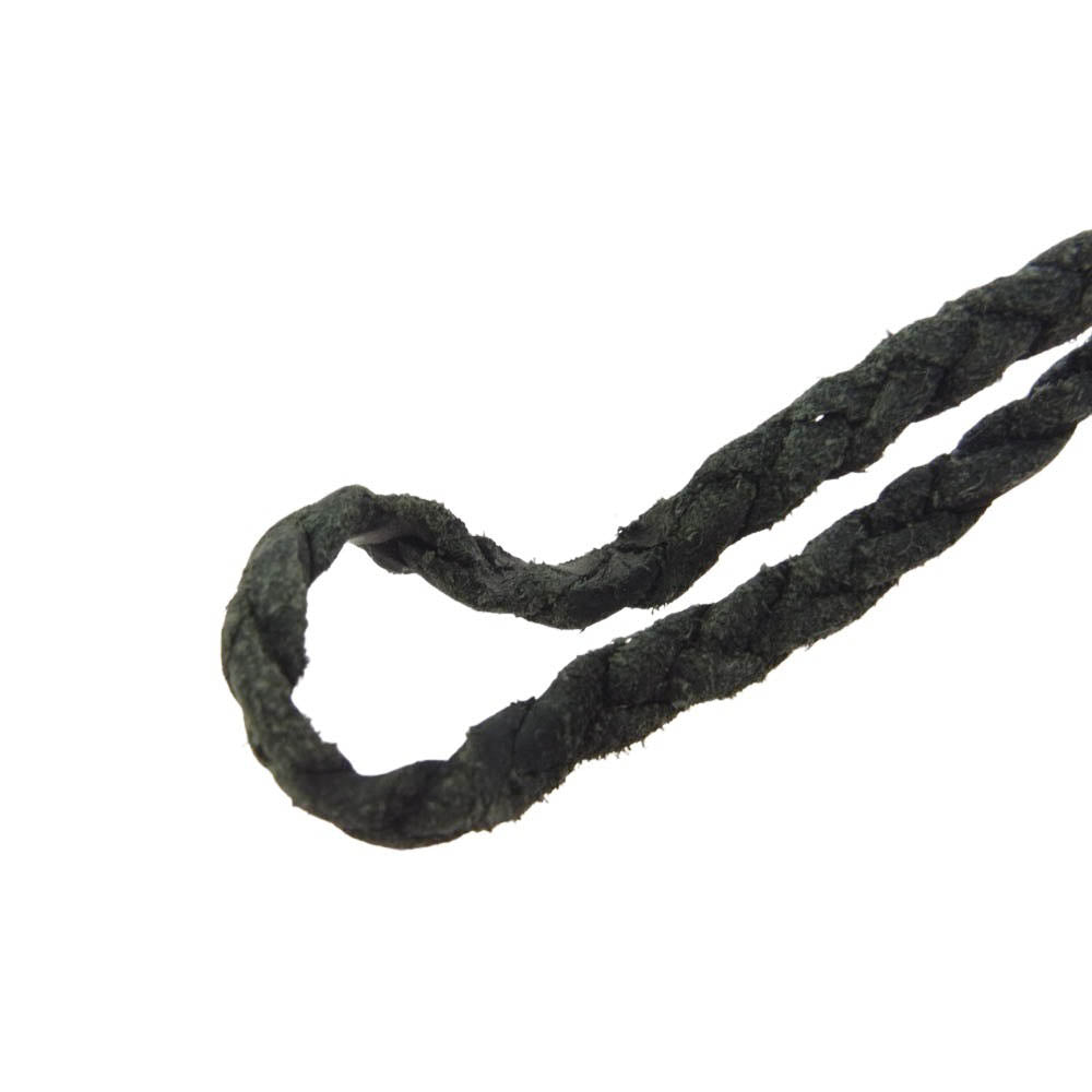 CHROME HEARTS クロムハーツ（原本無） LEATHER BRAID スクロール レザーブレード ネックレス【中古】