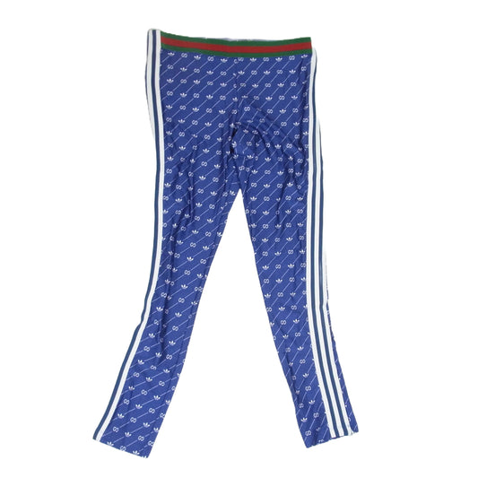GUCCI グッチ 691776 XJELV 4759 × adidasLycra Track Bottoms ライクラ スウェットパンツ ブルー系 XXL【極上美品】【中古】