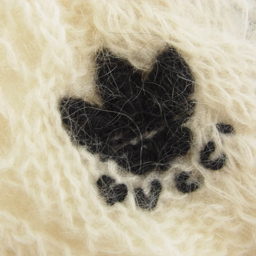 GUCCI グッチ 713024 XKCMO 9791 × adidas Mohair Knit Jogging Pant モヘアニット ジョギング パンツ オフホワイト系 M【極上美品】【中古】