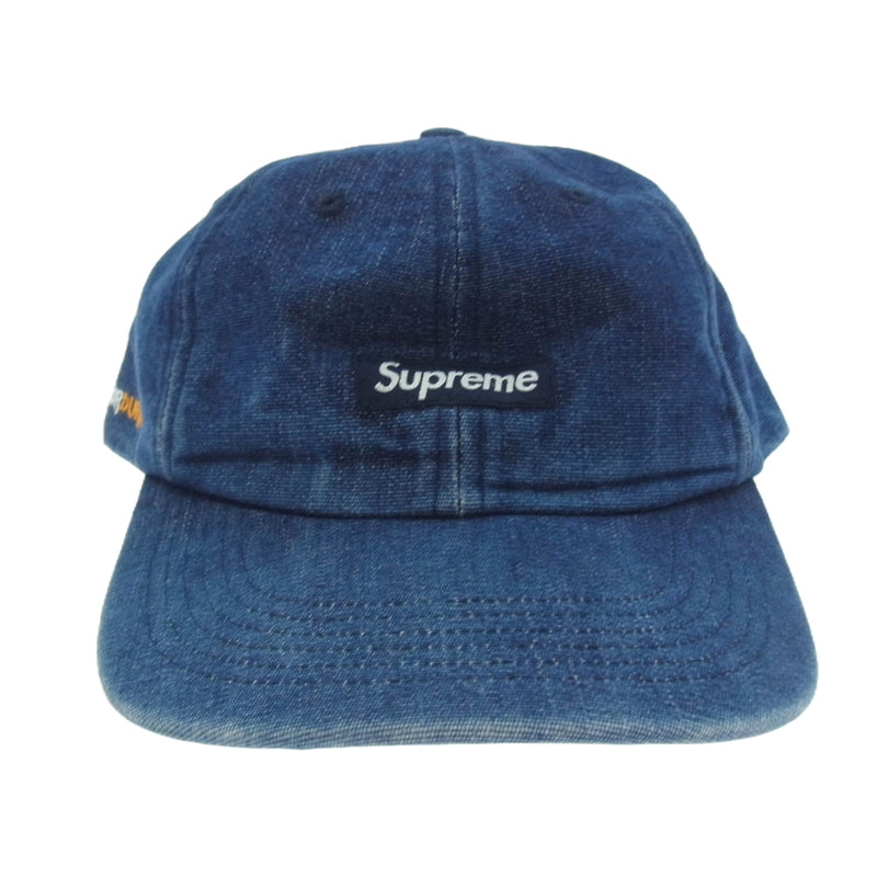 Supreme シュプリーム 24SS Cordura Denim Small Box 6-Panel コーデュラ デニム スモールボックス 6パネル キャップ インディゴブルー系 サイズ記載無し【中古】