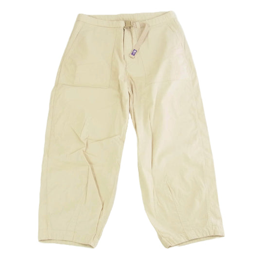 THE NORTH FACE ノースフェイス 23SS NT5316N PURPLE LABEL Ripstop Wide Cropped Pants パープルレーベル ワイド ベージュ系 36【中古】