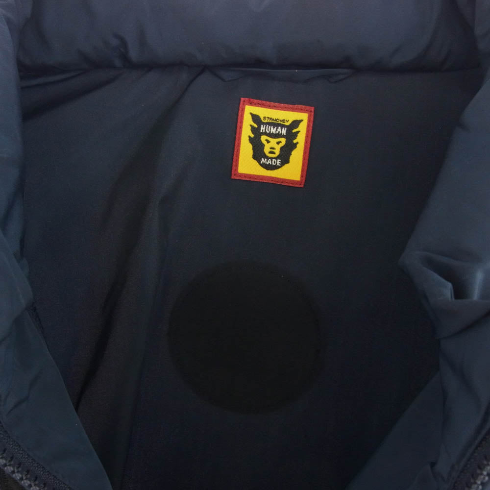 HUMAN MADE ヒューマンメイド patch nylon jacket  パッチ ナイロン ジャケット ネイビー系 XXL【中古】