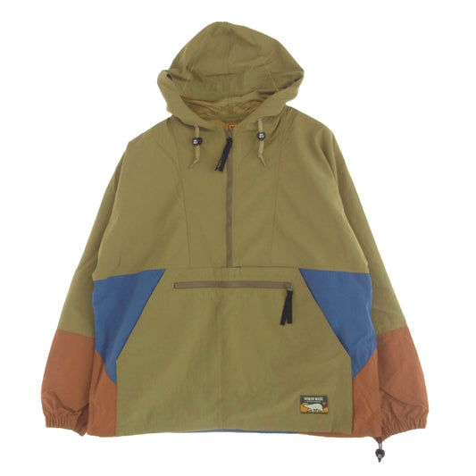 HUMAN MADE ヒューマンメイド 24aw HM28JK029 Anorak Parka ハーフ ジップ アノラック パーカー マルチカラー系 XL【中古】