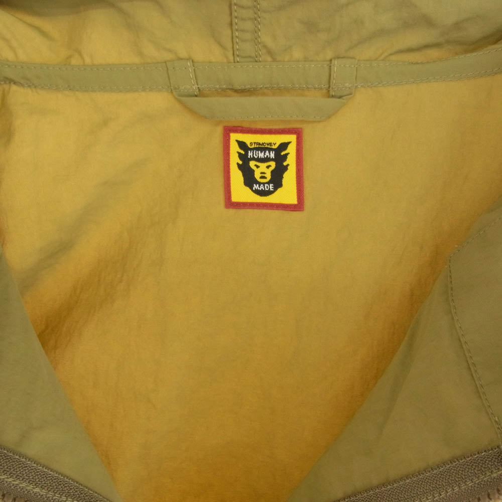 HUMAN MADE ヒューマンメイド 24aw HM28JK029 Anorak Parka ハーフ ジップ アノラック パーカー マルチカラー系 XL【中古】
