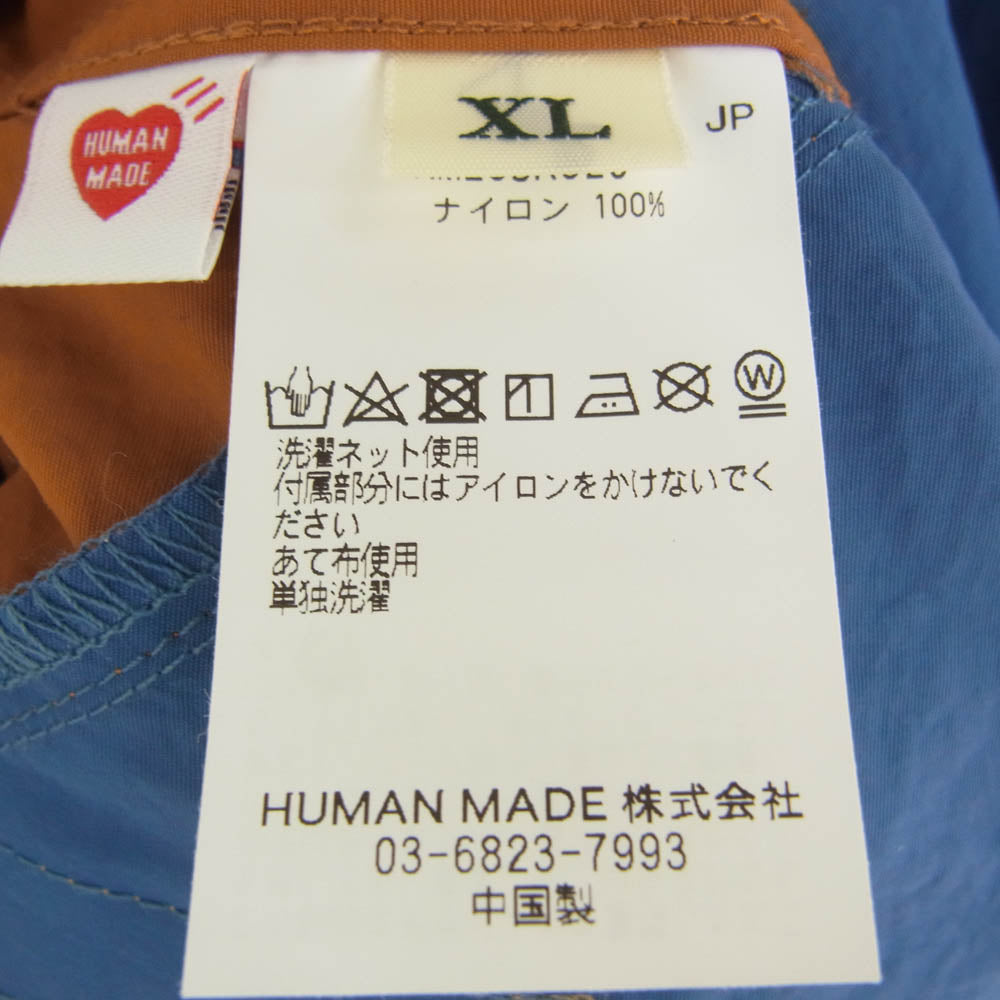 HUMAN MADE ヒューマンメイド 24aw HM28JK029 Anorak Parka ハーフ ジップ アノラック パーカー マルチカラー系 XL【中古】