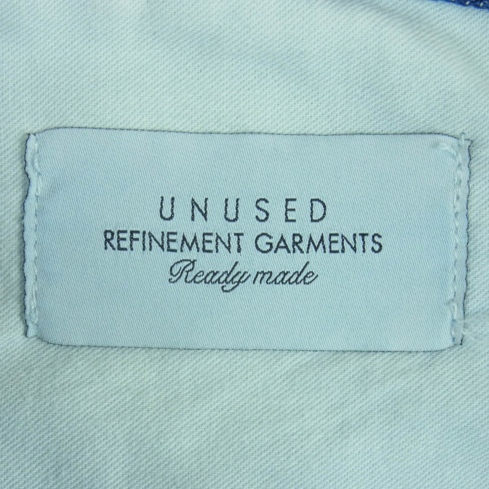 UNUSED アンユーズド UW1133-C001s2 14oz denim five pockets pants 14オンス 5ポケット デニム パンツ インディゴブルー系 2【新古品】【未使用】【中古】