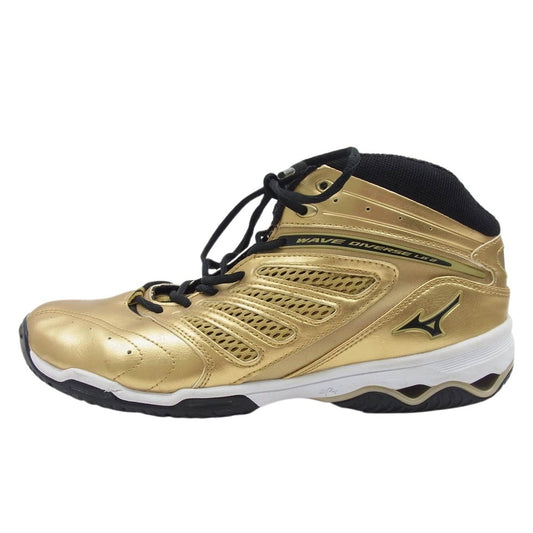 Mizuno ミズノ 5KE-30099 WAVE DIVERSELG 2 ウェーブダイバーLG2 ゴールド フィットネスシューズ ゴールド系 26.5cm【中古】