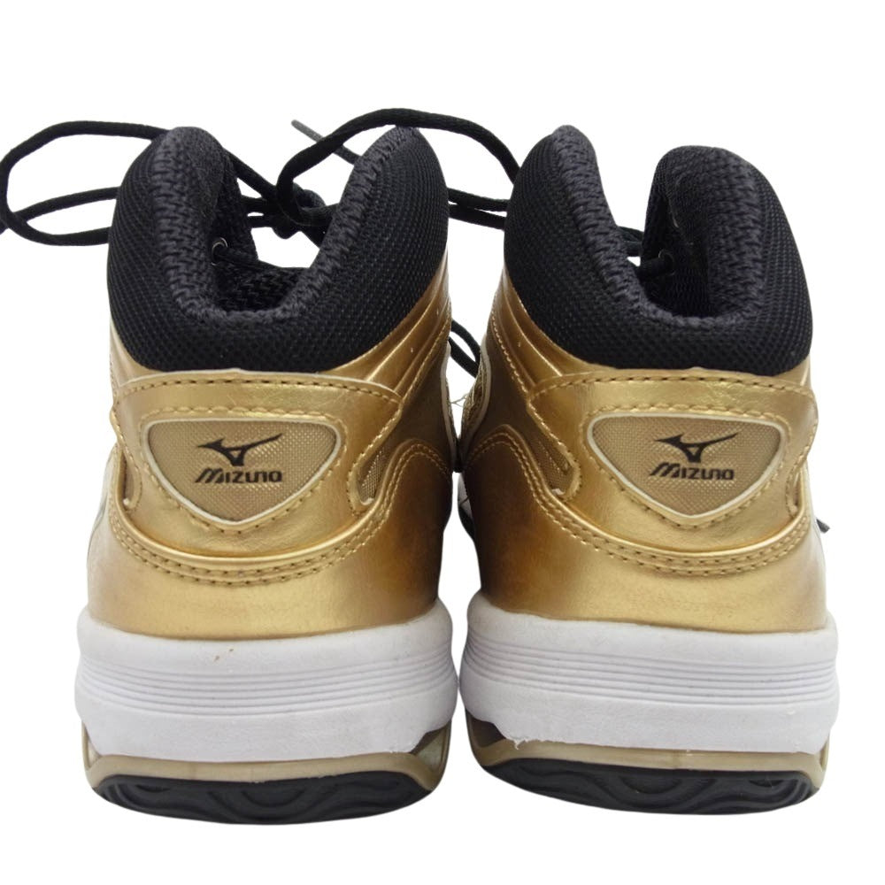 Mizuno ミズノ 5KE-30099 WAVE DIVERSELG 2 ウェーブダイバーLG2 ゴールド フィットネスシューズ ゴールド系 26.5cm【中古】