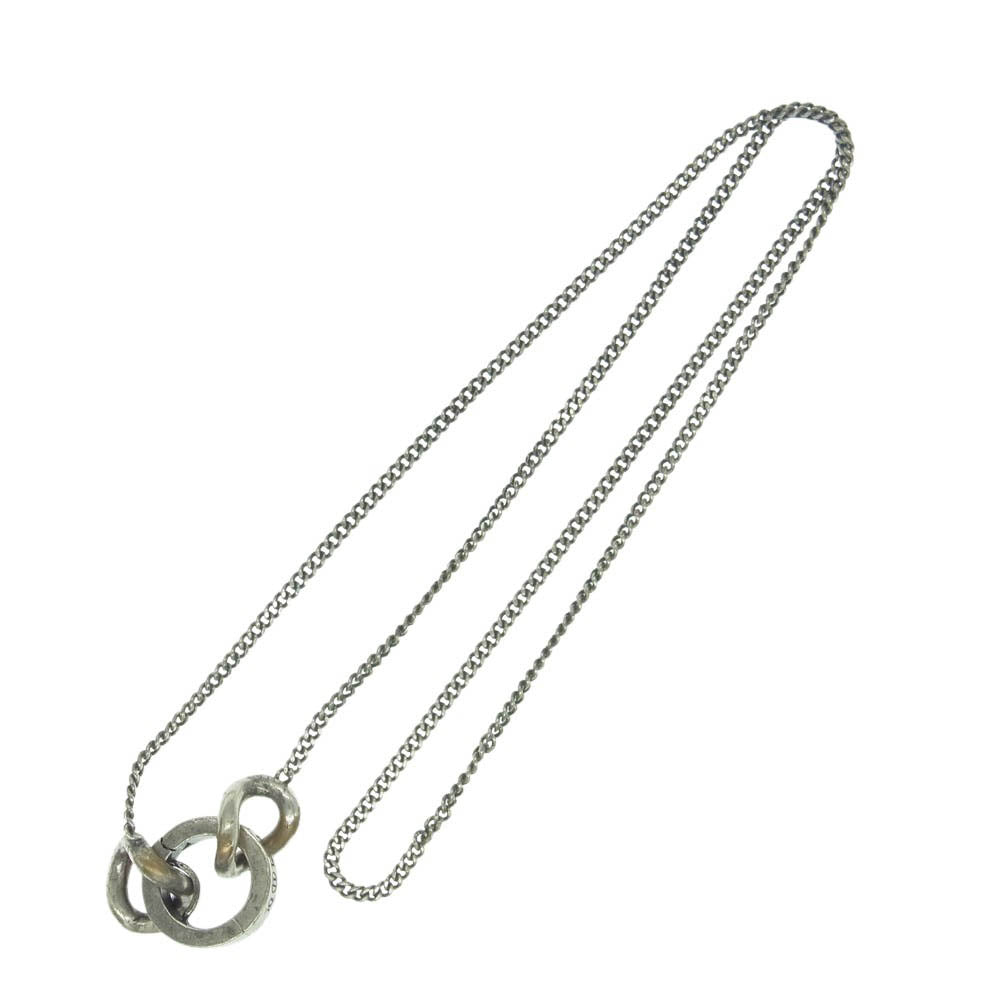 MAISON MARTIN MARGIELA メゾンマルタンマルジェラ 11ライン 14AW ナンバー ロゴ チェーン ナンバリング ネックレス シルバー系【中古】