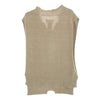 MAISON MARGIELA メゾンマルジェラ 22SS S50TH0056 S16387 10ライン STOLE コットン セルロース ヘンプ ニット ベスト ベージュ系 S【中古】