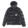 MONCLER モンクレール Z7H01092 K2 デカロゴワッペン ダウン ジャケット ブラック系 1【中古】