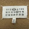 MAISON MARGIELA メゾンマルジェラ 22AW SI1GP0003 S18064 4&14ライン 国内正規品 ELBOW PATCH CARDIGAN エルボー パッチ カーディガン ライトブラウン系 S【中古】