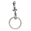 CHROME HEARTS クロムハーツ（原本有） EWLP NTFL ベイビーファット クロス NTFLリング付き アイウェアループ ペンダントトップ ボールチェーン ネックレス 21.5号【中古】
