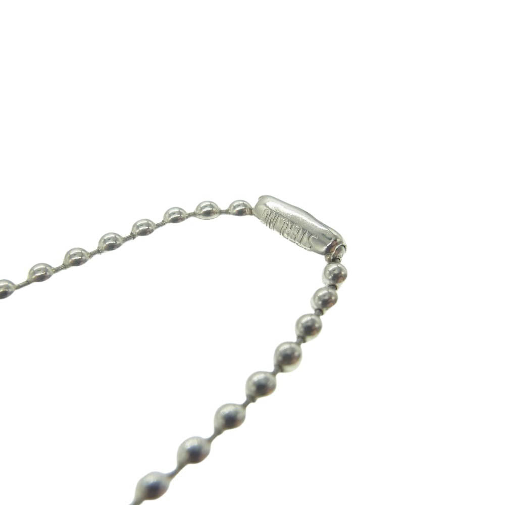 CHROME HEARTS クロムハーツ（原本有） EWLP NTFL ベイビーファット クロス NTFLリング付き アイウェアループ ペンダントトップ ボールチェーン ネックレス 21.5号【中古】