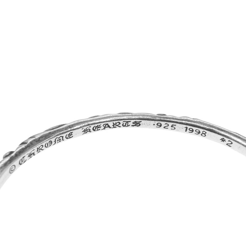 CHROME HEARTS クロムハーツ（原本有） BANGLE SCROLL スクロールバンド バングル ブレスレット【中古】